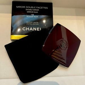 NWT Chanel Limited-Edition Mirror Duo in Rouge Noir